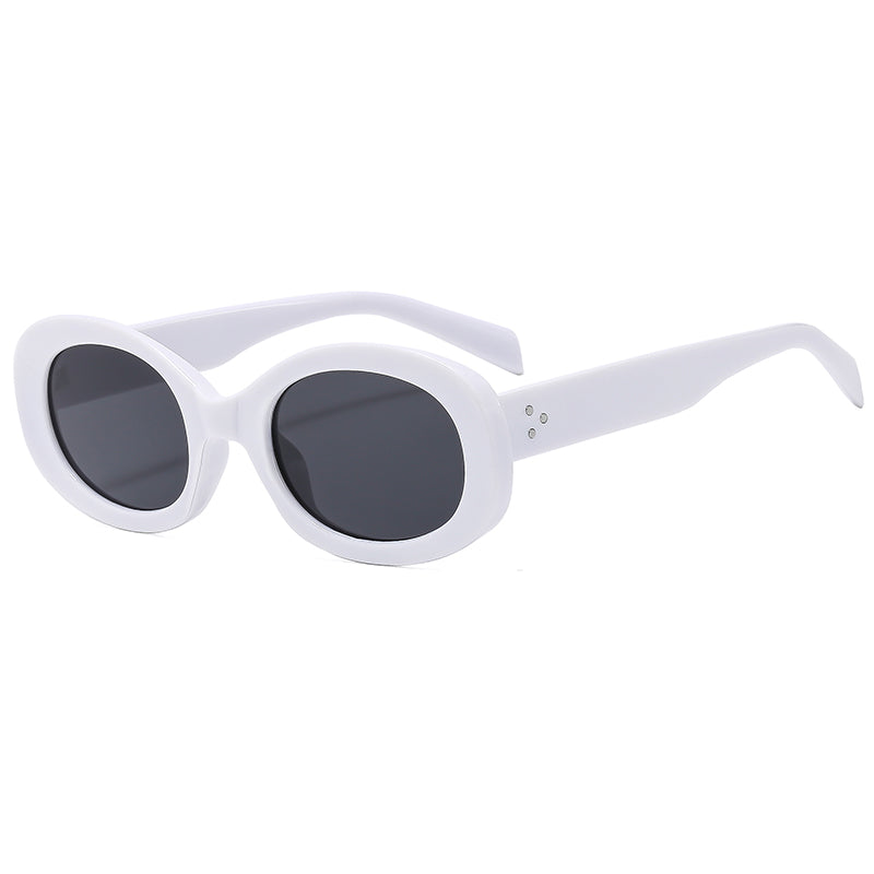 Retro oval sunglasses for women, view 2 - MRSLM