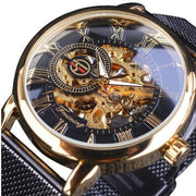 men's hollow mechanical watch, view 6 - MRSLM