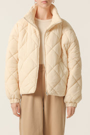 women's quilted padded jacket, view 3 - MRSLM
