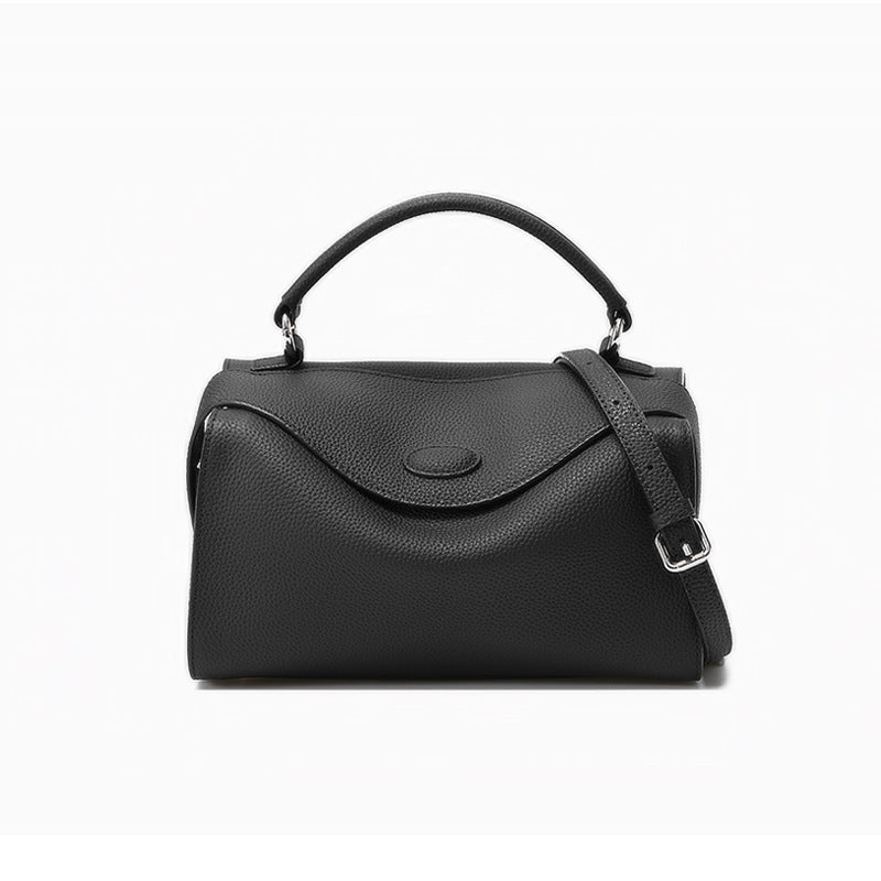 cowhide leather shoulder bag, view 5 - MRSLM