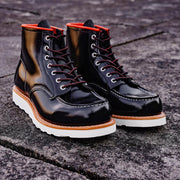 handmade Goodyear black ankle boots, view 2 - MRSLM