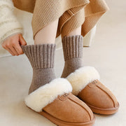 Women's winter thick wool low tube socks, view 10 - MRSLM