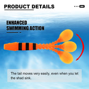 5 inch paddle tail soft swimbait, view 12 - MRSLM