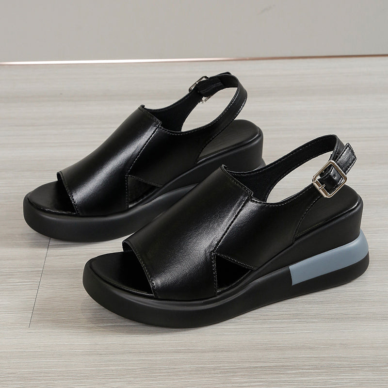 women's summer wedge sandals, view 7 - MRSLM