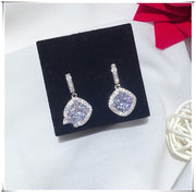 long zircon crystal tassel earrings, view 17 - MRSLM