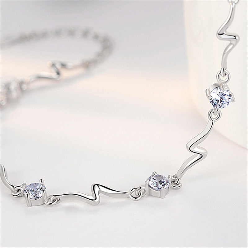 blue crystal lightning bracelet - MRSLM