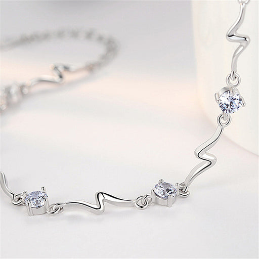 blue crystal lightning bracelet - MRSLM