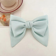 Satin bow hairpin hair clip, view 5 - MRSLM