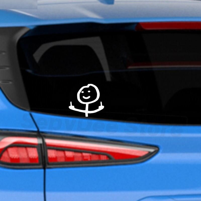 reflective cartoon car sticker, view 6 - MRSLM