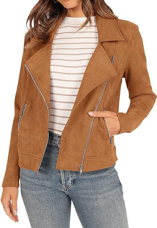 deerskin velvet motorcycle jacket with zipper pockets, view 6 - MRSLM