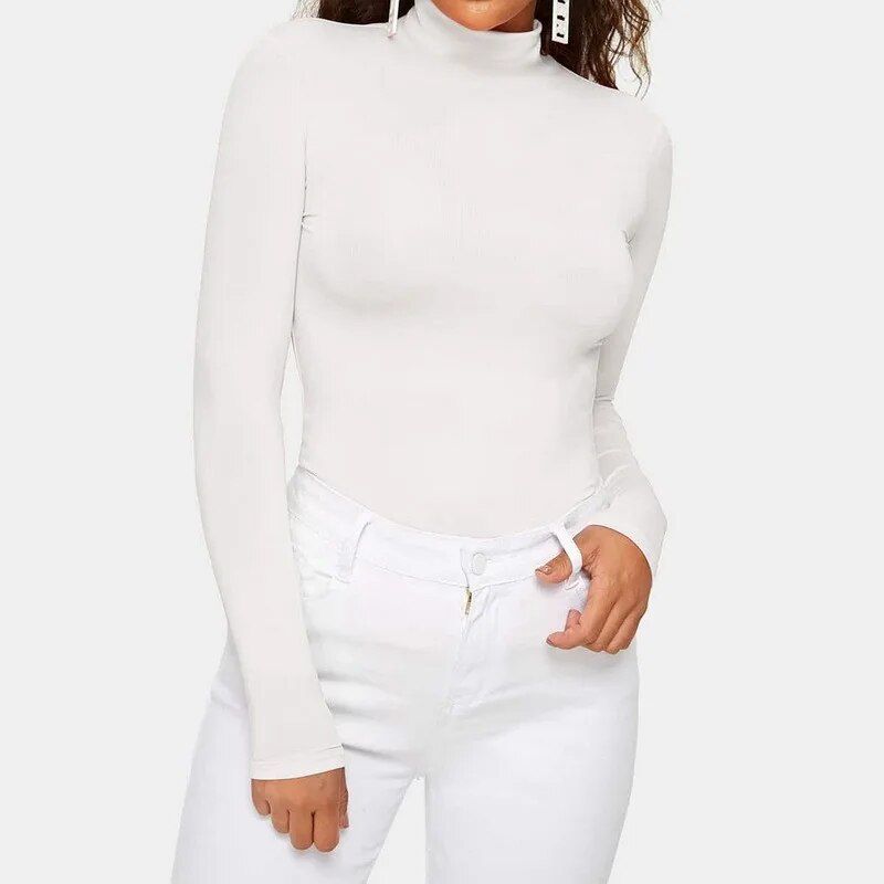 Classic turtleneck long-sleeve top, view 5 - MRSLM