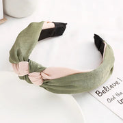 elegant cross bow elastic headband, view 5 - MRSLM