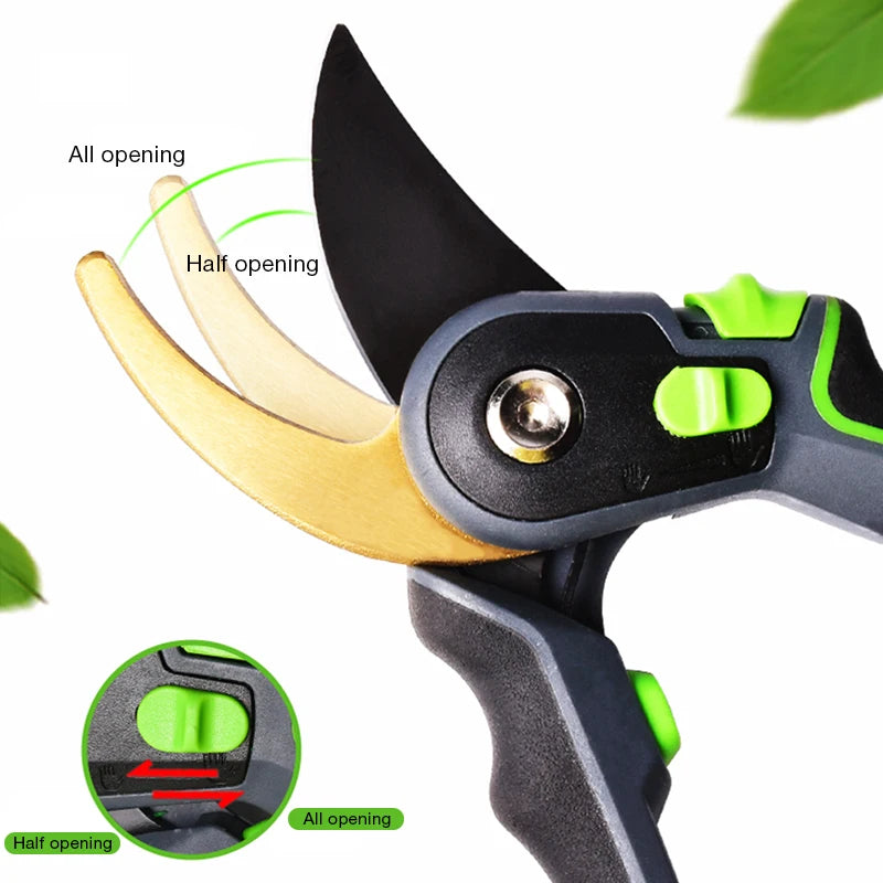 stainless steel garden pruning shears, view 5 - MRSLM
