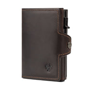 crazy horse cowhide wallet, view 7 - MRSLM