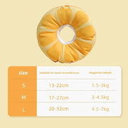 orange fruit neck collar for cats, view 5 - MRSLM