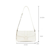 Retro leather shoulder and crossbody bag, view 10 - MRSLM
