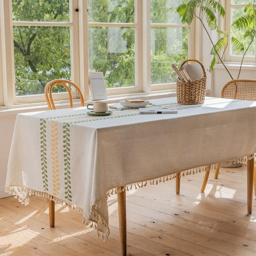 Floral embroidery tablecloth - MRSLM