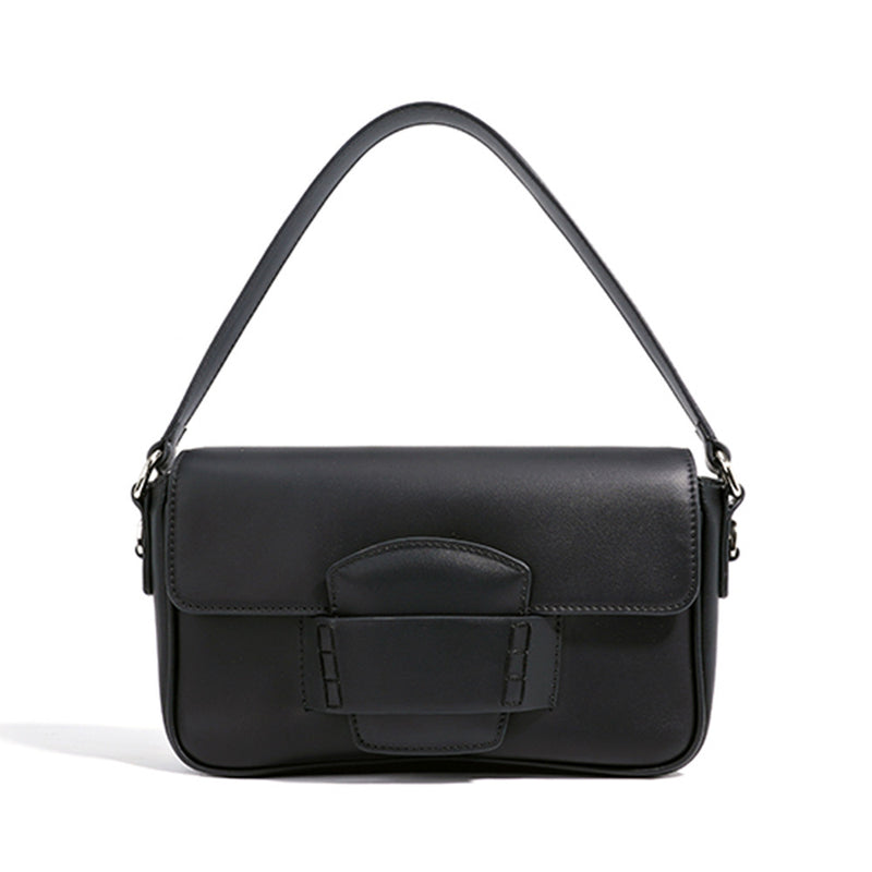 genuine leather crossbody handbag, view 5 - MRSLM