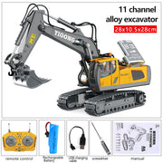 excavator truck dump bulldozer RC toy, view 2 - MRSLM