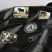 PU leather jacket, view 3 - MRSLM