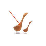 desktop wooden swan ornament, view 6 - MRSLM