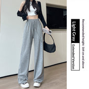 Women's high-waist knit wide-leg pants, view 2 - MRSLM