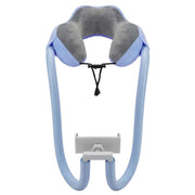 U-shaped neck pillow with phone holder, view 12 - MRSLM