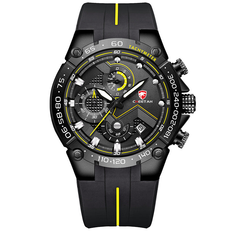 men's luminous sports watch, view 3 - MRSLM
