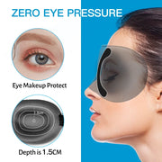 3D contoured memory foam eye mask, view 7 - MRSLM