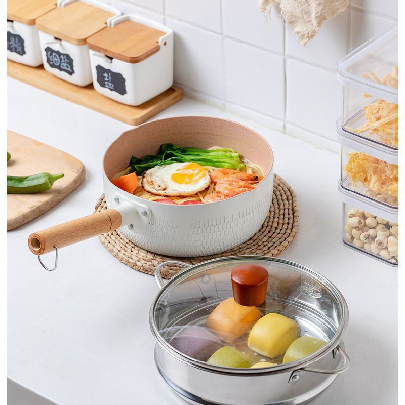maifan stone non-stick milk pan, view 2 - MRSLM