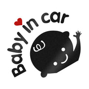 baby on board cartoon car sticker, view 6 - MRSLM