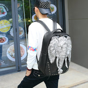 pu student schoolbag backpack - MRSLM