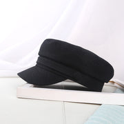 linen blend military hat, view 3 - MRSLM