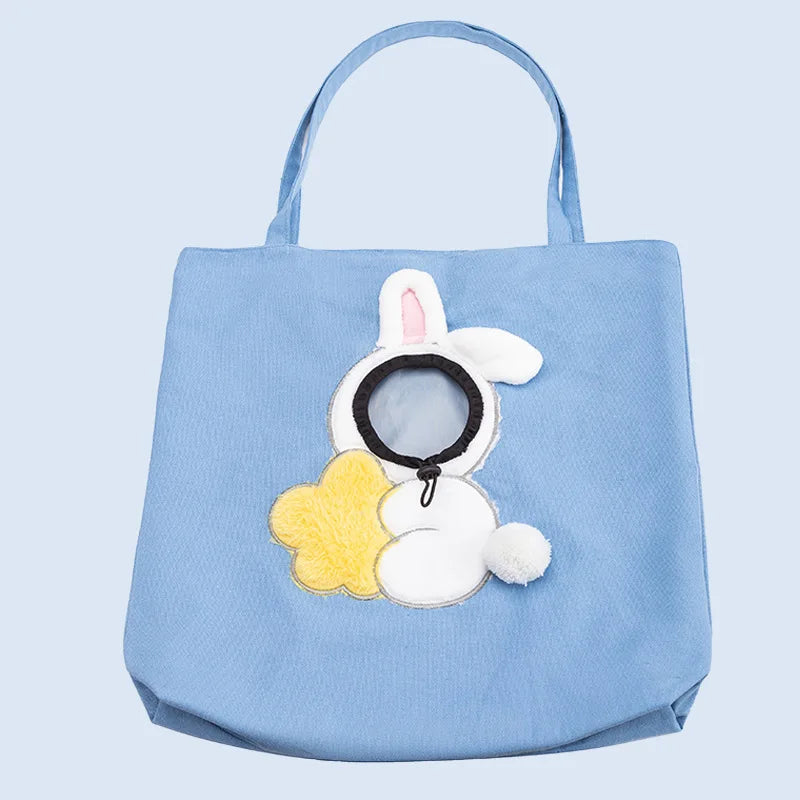 pet canvas travel bag, view 3 - MRSLM