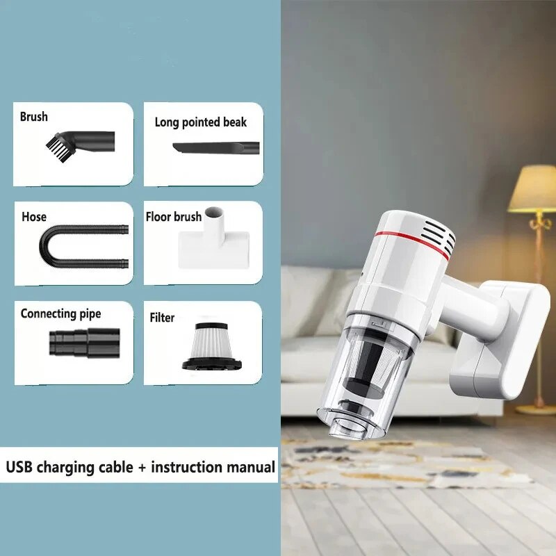 portable cordless handheld vacuum, view 2 - MRSLM