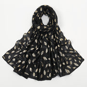 gold glitter scarf, view 2 - MRSLM