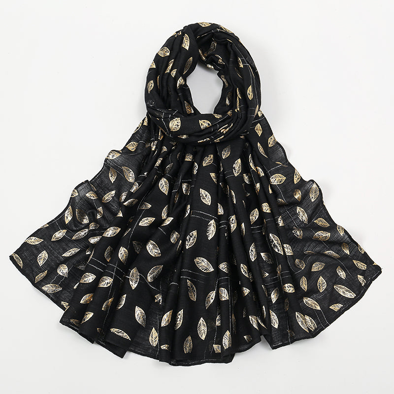gold glitter scarf, view 2 - MRSLM