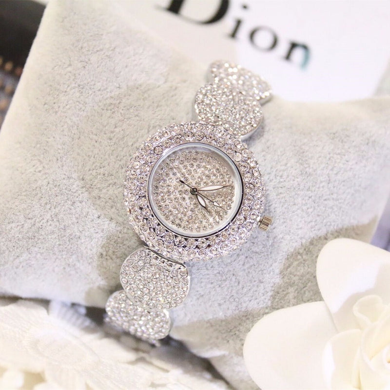 women's square crystal dial watch, view 9 - MRSLM