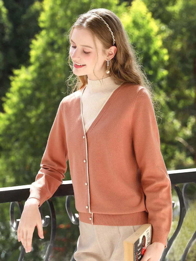 Women's patchwork turtleneck sweater, view 3 - MRSLM