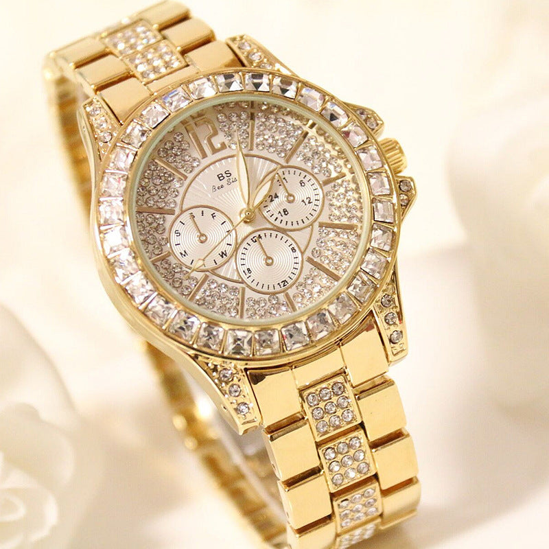 three eyes crystal quartz watch, view 4 - MRSLM
