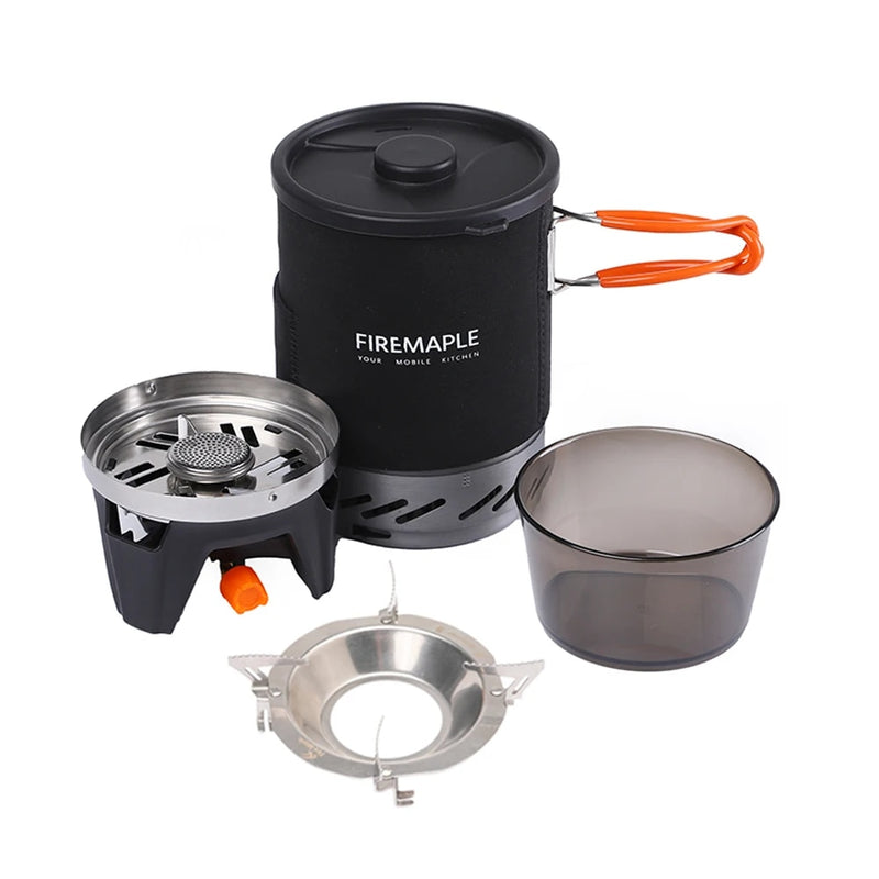 compact camping gas stove, view 2 - MRSLM