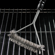 stainless steel bbq grill cleaning brush, view 5 - MRSLM