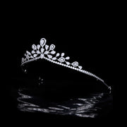 zircon crown wedding headpiece, view 3 - MRSLM