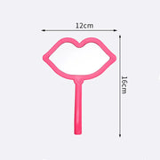 Lip shaped handheld makeup mirror, view 14 - MRSLM