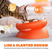 slanted cat puzzle bowl, view 10 - MRSLM