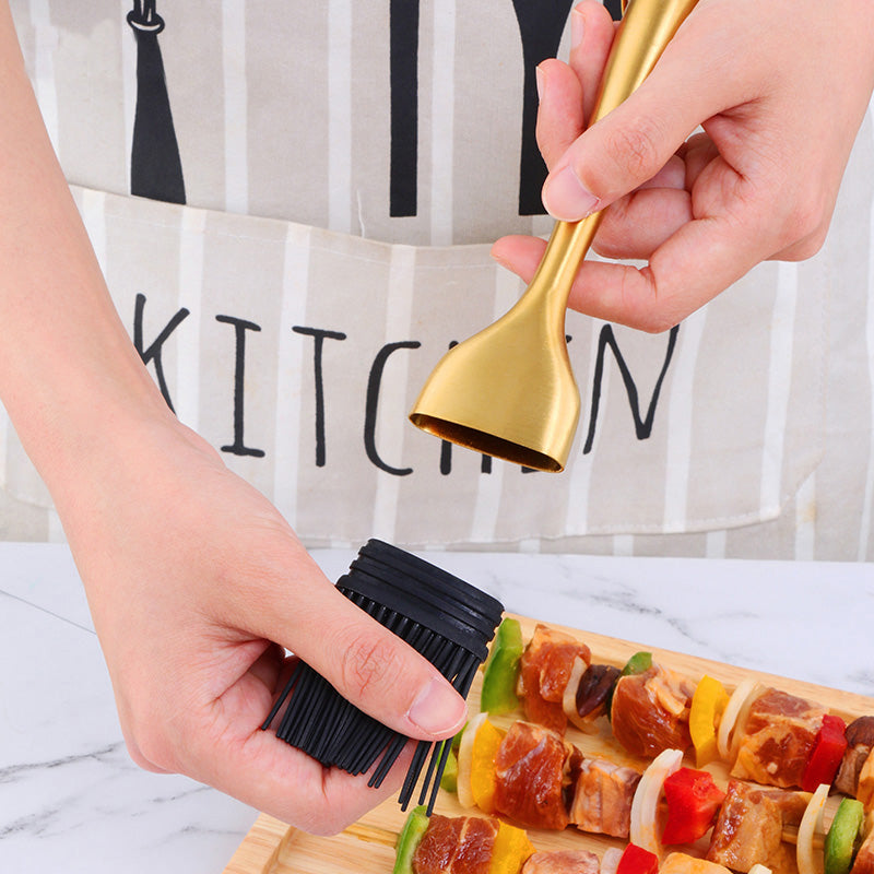 stainless steel silicone oil brush, view 9 - MRSLM