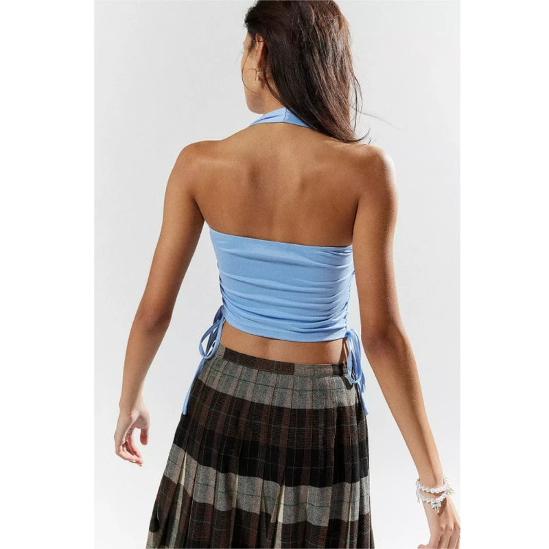 halter crop top, view 23 - MRSLM