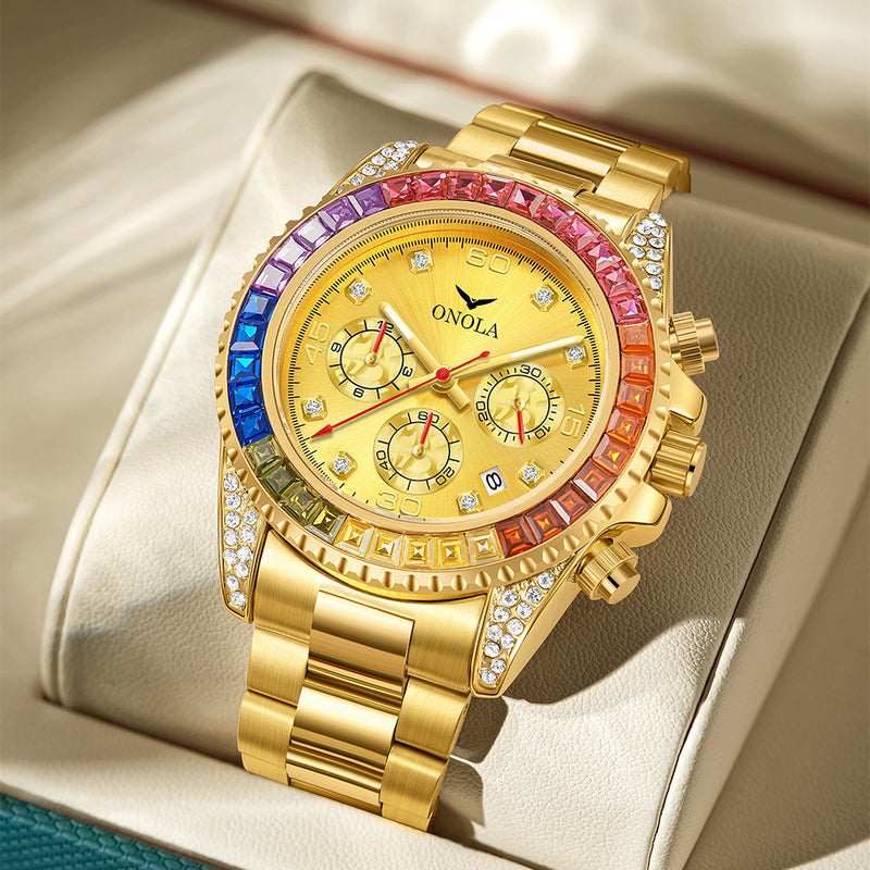 business steel band watch, view 2 - MRSLM