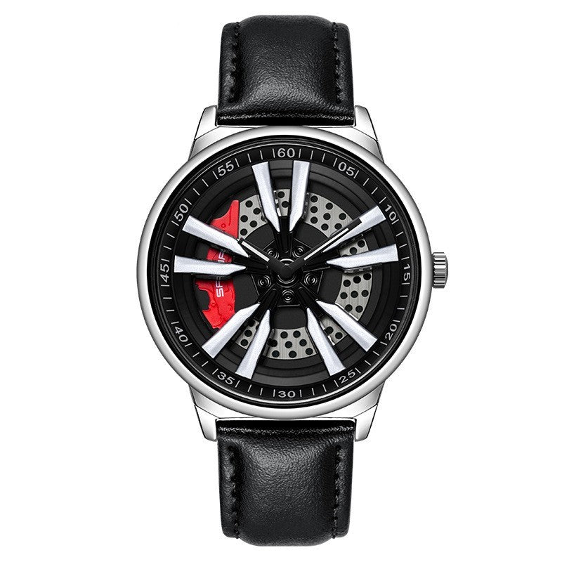 rotating wheel quartz watch, view 8 - MRSLM