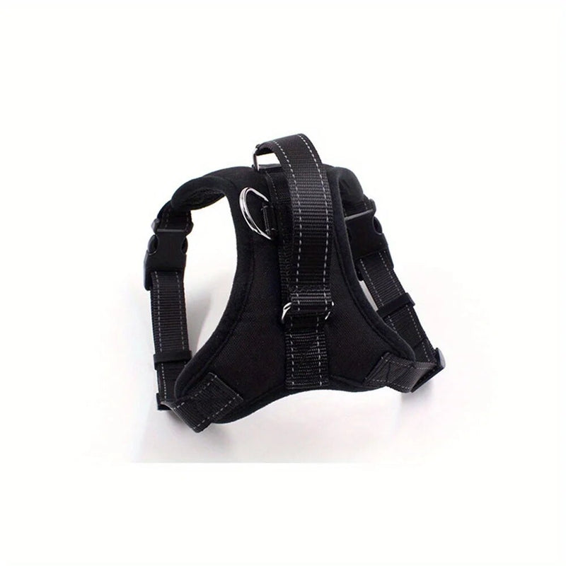 adjustable reflective dog harness vest, view 6 - MRSLM